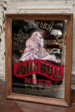 画像1: dp-210901-78 JOHN BULL Beer / 1970's Pub Mirror