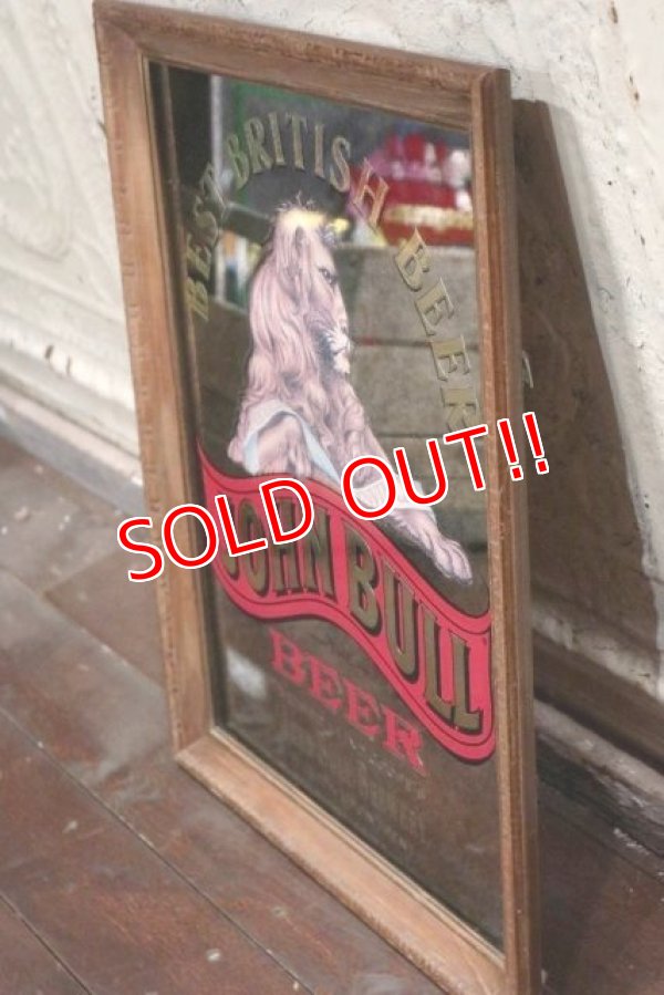 画像5: dp-210901-78 JOHN BULL Beer / 1970's Pub Mirror