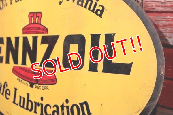 画像3: dp-190301-14 PENNZOIL / 1950's-1960's W-side Metal Sign