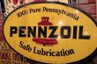 画像4: dp-190301-14 PENNZOIL / 1950's-1960's W-side Metal Sign