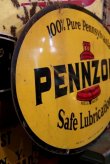 画像5: dp-190301-14 PENNZOIL / 1950's-1960's W-side Metal Sign