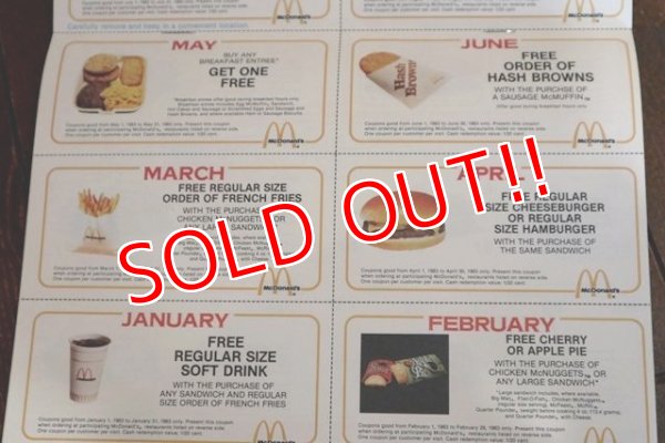 画像10: ct-190301-10 McDonald's / 1983 Coloring Calendar