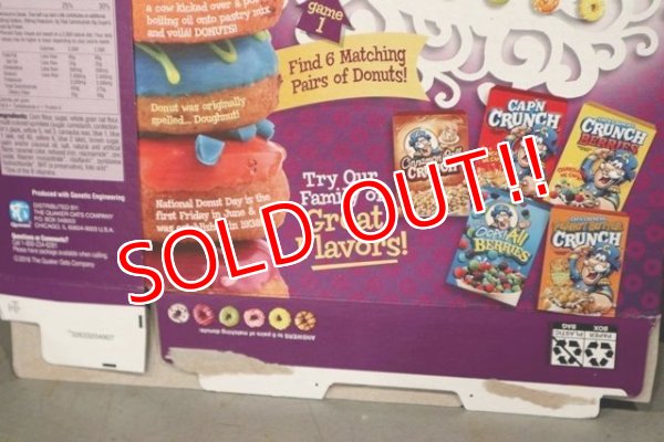 画像10: ct-190301-06 Quaker Oats / Cap'n Crunch 2016 Cereal Box