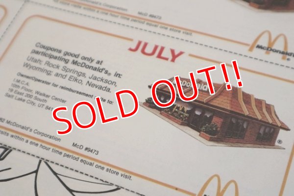 画像8: ct-190301-10 McDonald's / 1983 Coloring Calendar