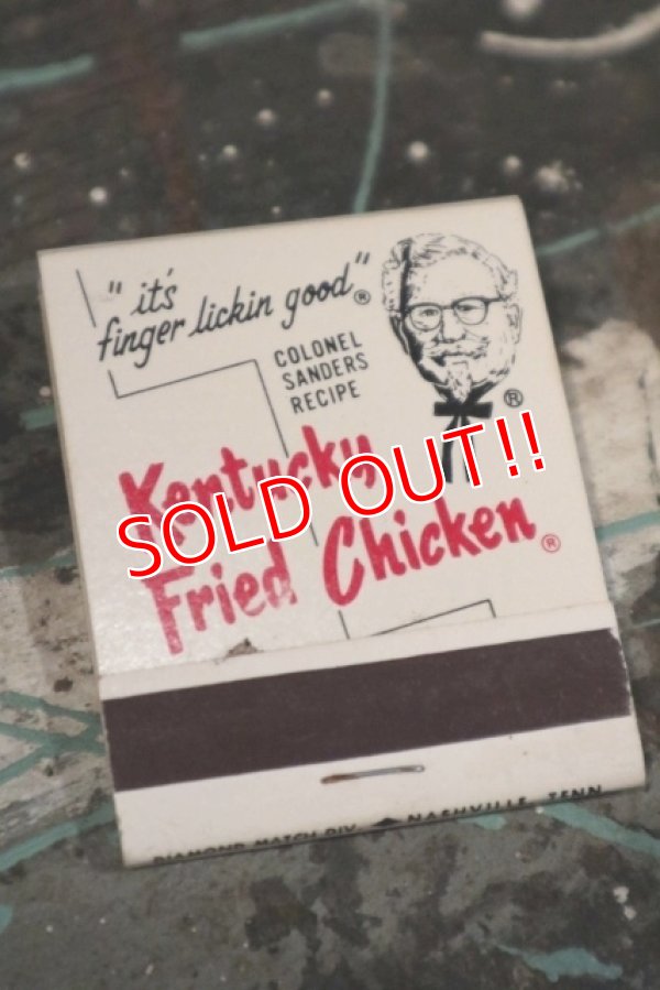 画像1: nt-190315-01 Kentucky Fried Chicken / Vintage Match Book