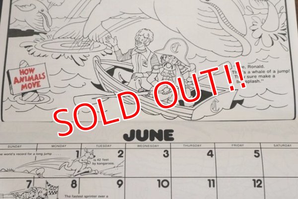 画像5: ct-190301-09 McDonald's / 1981 Coloring Calendar