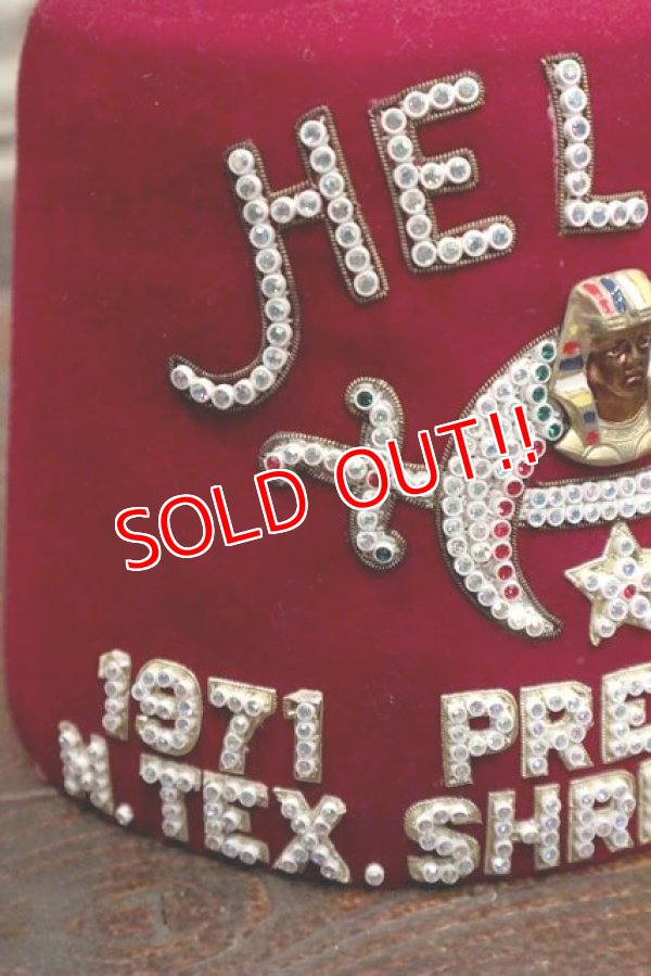 画像2: dp-190301-19 Freemasonry / 1971 Shrine Hat
