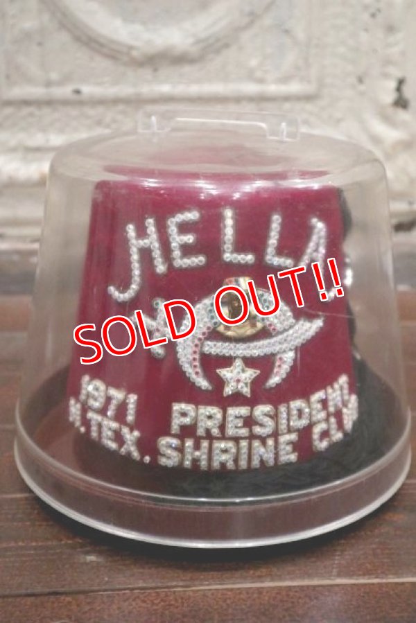 画像8: dp-190301-19 Freemasonry / 1971 Shrine Hat