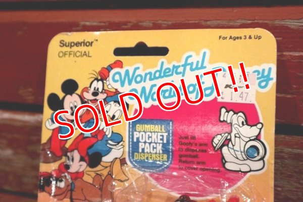 画像2: ct-190301-27 Goofy / Superior 1980's Gum Ball Pocket Pack Dispenser