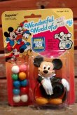 画像1: ct-190301-25 Mickey Mouse / Superior 1980's Gum Ball Pocket Pack Dispenser