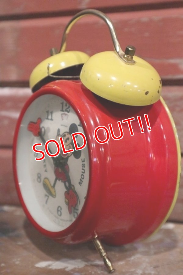 画像3: ct-190301-31 Mickey Mouse / BRADLEY 1960's-1970's Alarm Clock
