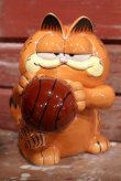 画像1: ct-190301-15 Garfield / 1980's Ceramic Coin Bank "Basketball"