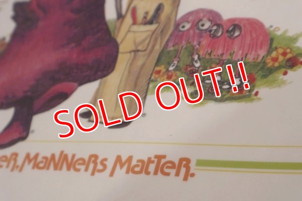 画像5: ct-1902021-80 McDonald's / 1970's Place Mat "Grimace & Professor"