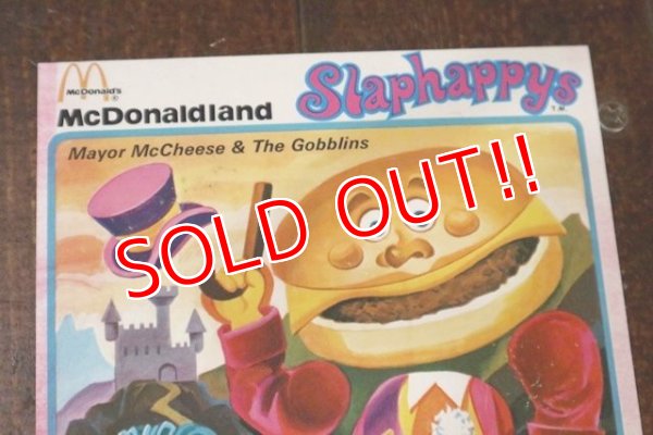 画像2: ct-190301-50 McDonaldland / 1970's Slaphappys Sticker "Mayor Mccheese & The Gobblins"