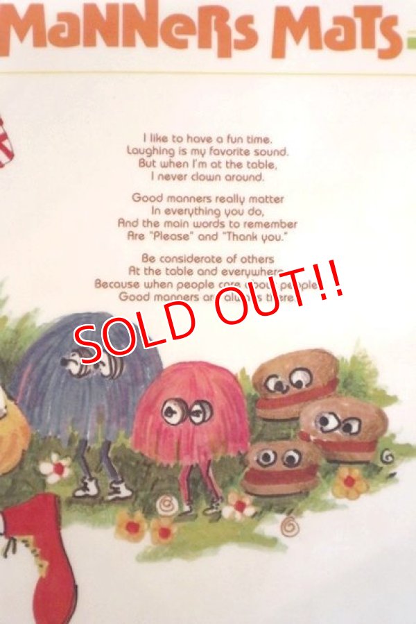 画像3: ct-190301-44 McDonald's / 1970's Place Mat "Ronald McDonald"