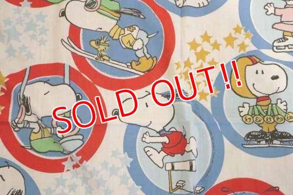 画像4: ct-190301-43 Snoopy / 1970's-1980's Double Size Sheet