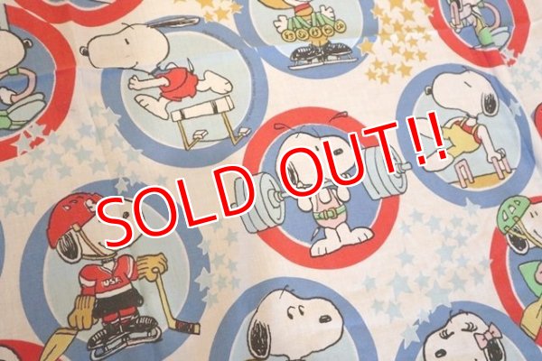 画像5: ct-190301-43 Snoopy / 1970's-1980's Double Size Sheet