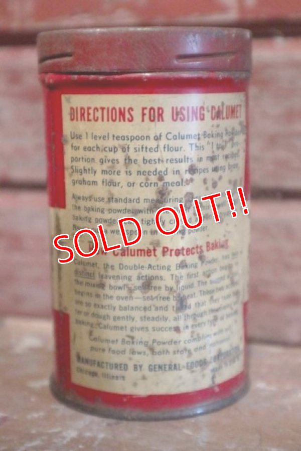 画像2: dp-190301-43 CALUMET / Vintage Baking Powder Can