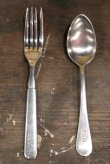 画像2: dp-190301-47 U.S.NAVY / Vintage Fork & Knife Set