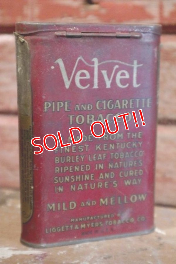 画像2: dp-190301-42 Velvet / Pipe and Cigarette 1940's Can