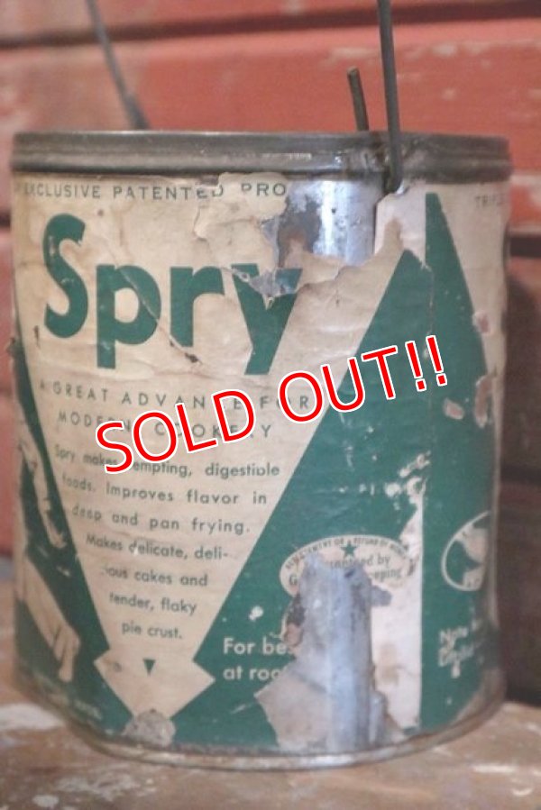 画像4: dp-190301-43 Spry / Vintage Shortening Can
