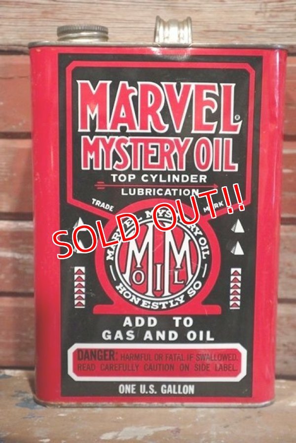 画像1: dp-190301-45 Marvel Mystery Oil / Vintage ONE U.S.Gallon Can