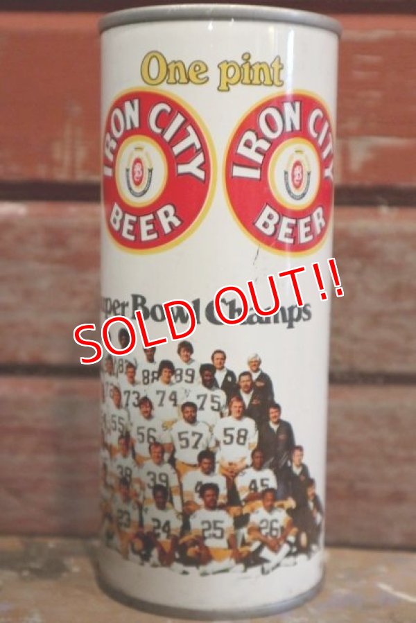 画像3: dp-190301-34 Pittsburgh Steelers / 1975 Super Bowl Camp Beer Can