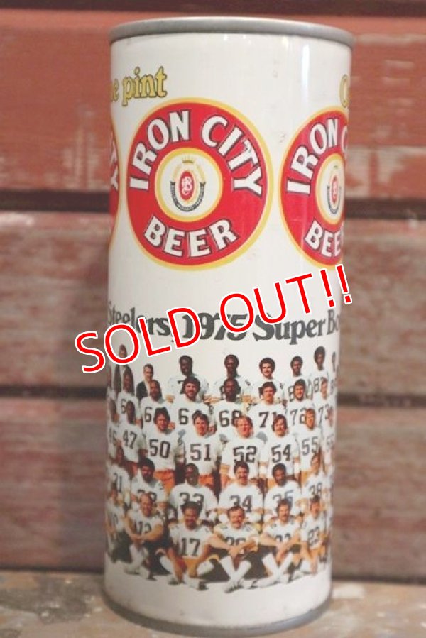 画像2: dp-190301-34 Pittsburgh Steelers / 1975 Super Bowl Camp Beer Can
