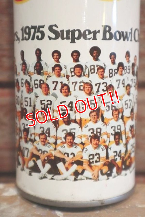 画像4: dp-190301-34 Pittsburgh Steelers / 1975 Super Bowl Camp Beer Can
