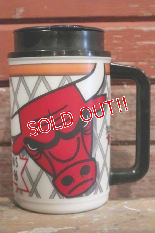 画像1: dp-190301-40 CHICAGO BULLS × DUNKIN' DONUTS / 1990's Plastic Mug