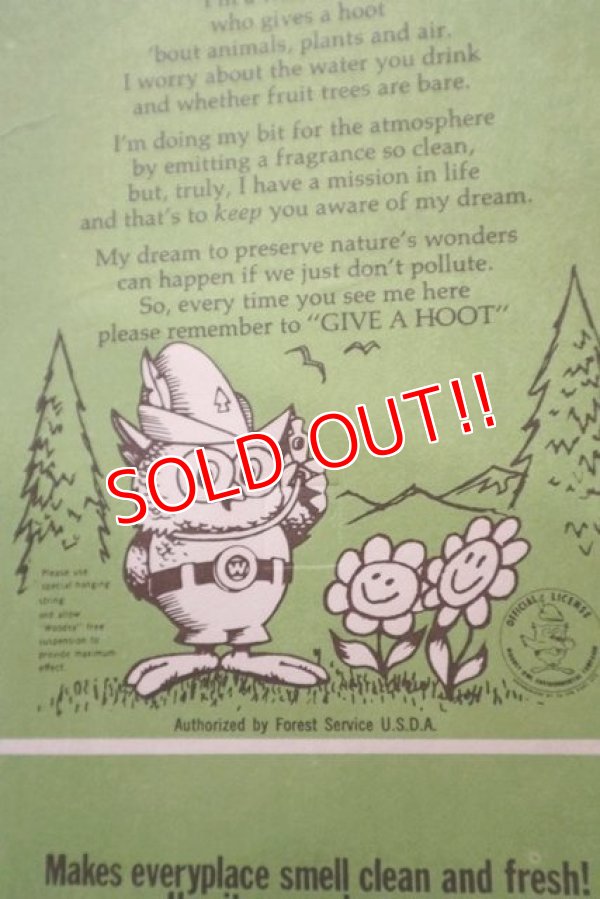 画像8: ct-190401-07 Woodsy Owl / 1970's Air Freshner