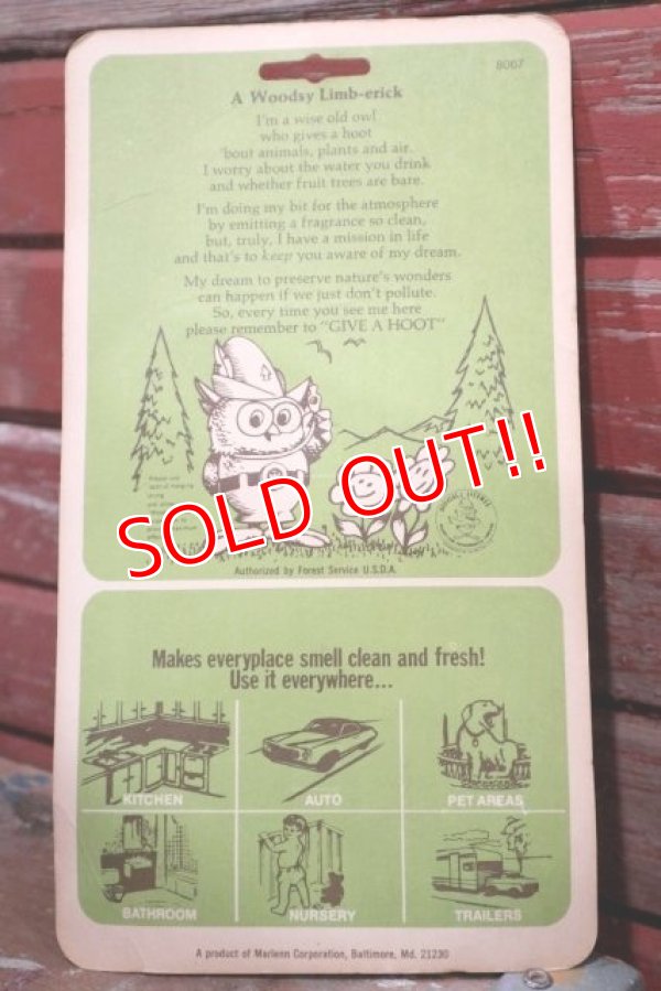 画像7: ct-190401-07 Woodsy Owl / 1970's Air Freshner