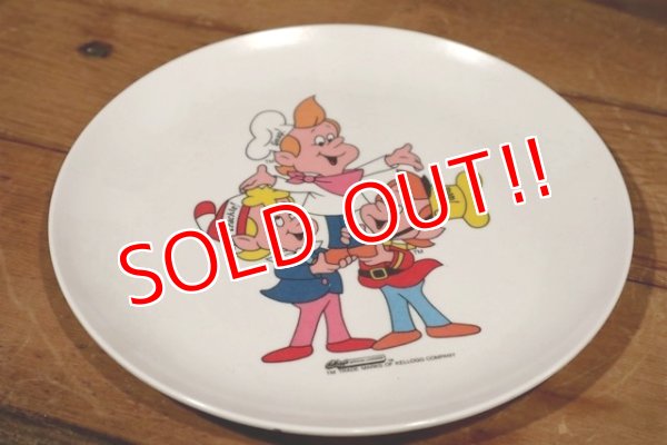 画像1: ct-190401-18 Kellogg's / Pop!Snap!Crackle! 1980's Plastic Plate