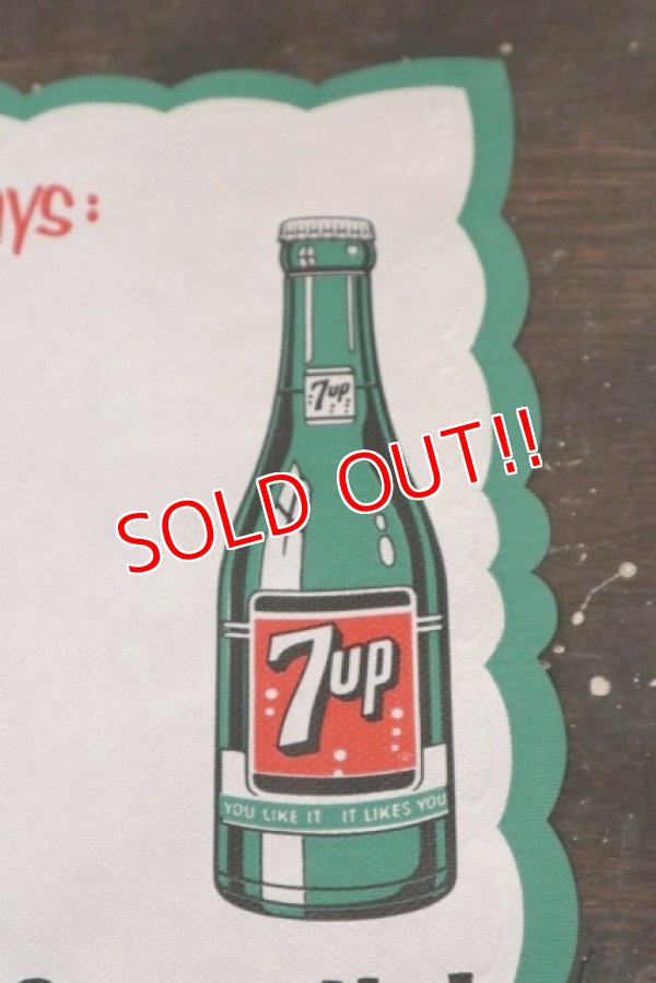 画像4: ct-190401-43 7up / Freddie Vintage Paper Place Mat