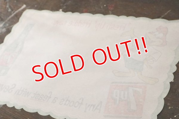 画像7: ct-190401-43 7up / Freddie Vintage Paper Place Mat