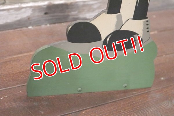 画像4: ct-190401-02 OLD CROW / Vintage Wood Sign