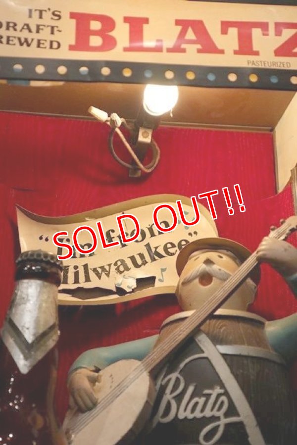 画像13: ct-190401-92 BLATZ Beer / Vintage Barrel Guy  Lighted Display