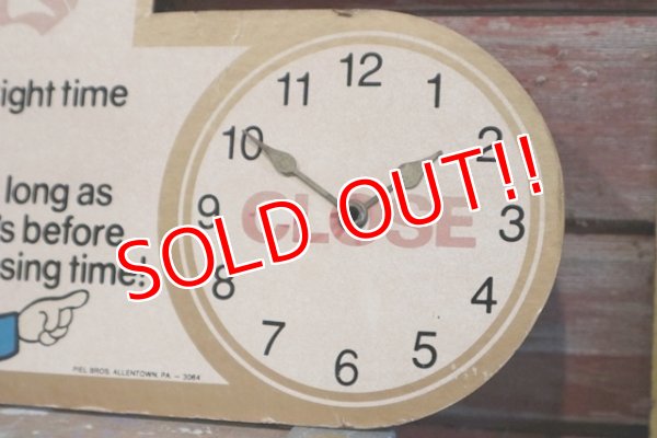 画像4: ct-190401-65 Piels Beer / 1950's-1960's OPEN・CLOSE Cardboard Sign