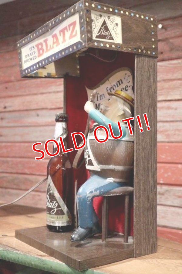 画像9: ct-190401-92 BLATZ Beer / Vintage Barrel Guy  Lighted Display