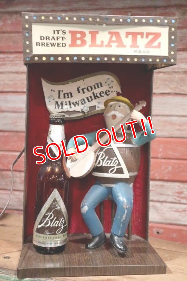 画像3: ct-190401-92 BLATZ Beer / Vintage Barrel Guy  Lighted Display