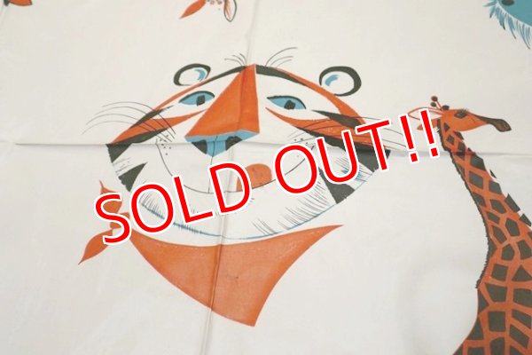 画像2: ct-190401-12 Kellogg's / Tony the Tiger 1960's Vinyl Table Sheet