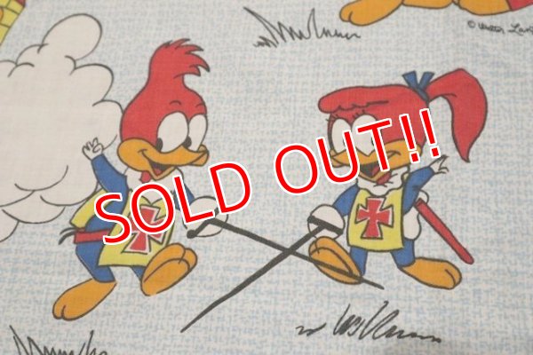画像5: ct-190402-30 Woody Woodpecker / 1970's Flat Sheet  (Twin)