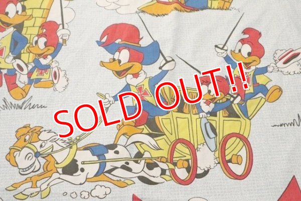 画像4: ct-190402-30 Woody Woodpecker / 1970's Flat Sheet  (Twin)