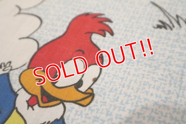 画像6: ct-190402-30 Woody Woodpecker / 1970's Flat Sheet  (Twin)