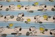 画像2: ct-190402-31 Snoopy & Woodstock / 1970's Flat Sheet "Tennis"  (Twin)