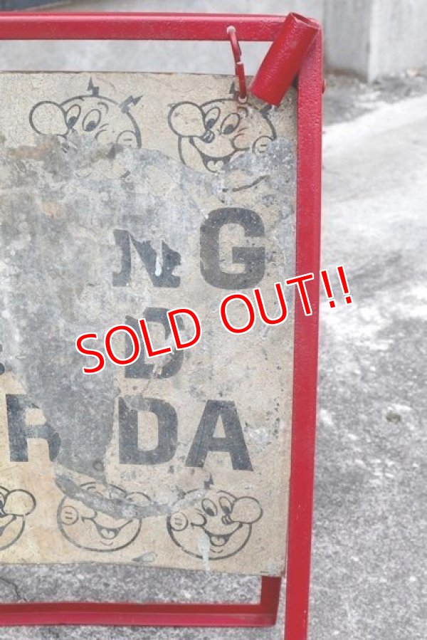 画像9: ct-190401-05 Reddy Kilowatt / 1950's-1960's Stand Sign "Helping Build Florida"