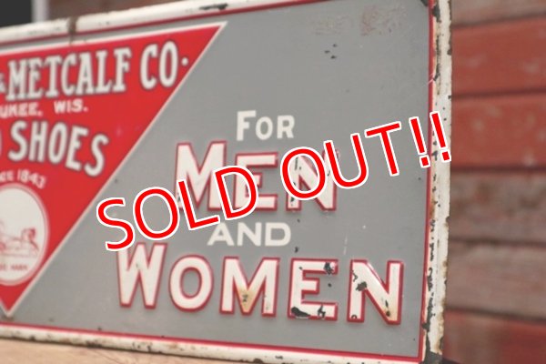 画像4: dp-190402-19 Bradley-Metcalf Shoe Company / 1920's-1930's Metal Sign