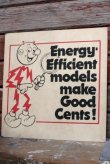 画像1: dp-190401-106 Reddy Kilowatt / Vintage Cardboard Sign