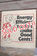 画像: dp-190401-106 Reddy Kilowatt / Vintage Cardboard Sign