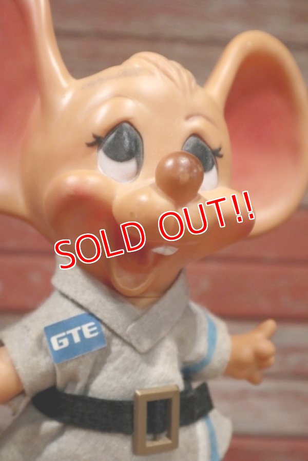 画像2: ct-190402-14 ROYALTY Industries / 1970's Roy Des of Fla Mouse Coin Bank "GTE"